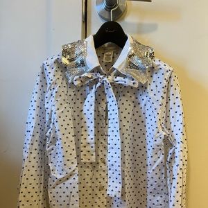 Marc Jacobs shirt with sequin collar